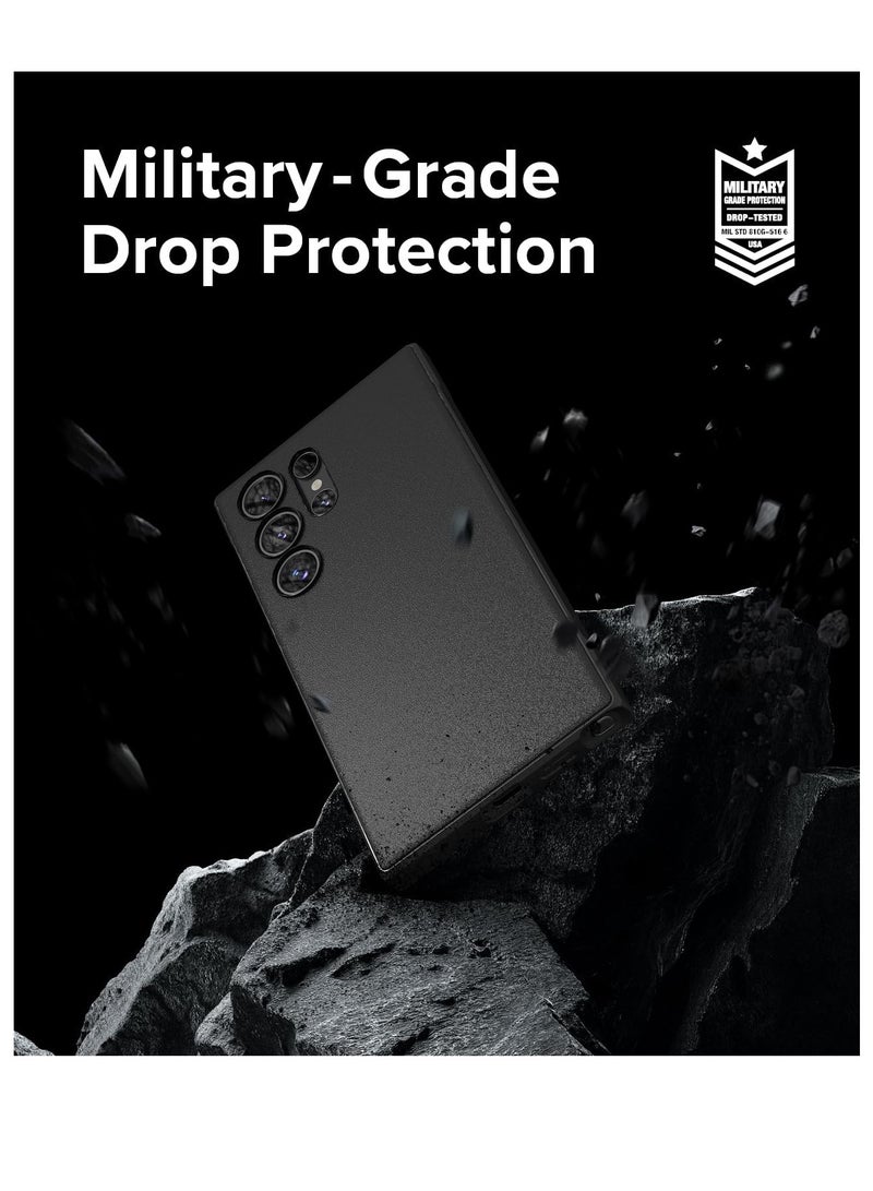 Ringke Onyx Magnetic Compatible With Samsung Galaxy S24 Ultra Case Cover Powerful Magnetic Military-Grade Protection TPU Shockproof Rugged Bumper Full Protection Samsung S24 Ultra Back Cover Black - Image 5