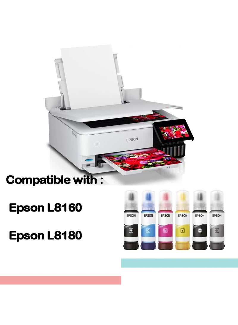 EPSON 115 EcoTank 6-Colour (Full Set) Ink Bottle Black, Photo Black, Cyan, Magenta, Yellow, Grey  - Image 2