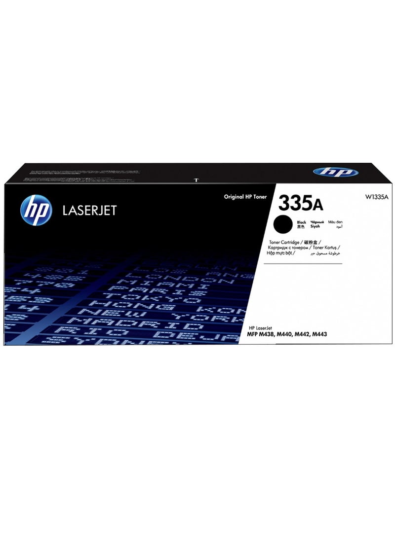 HP Original LaserJet Toner Cartridge W1335A Black  - Image 1