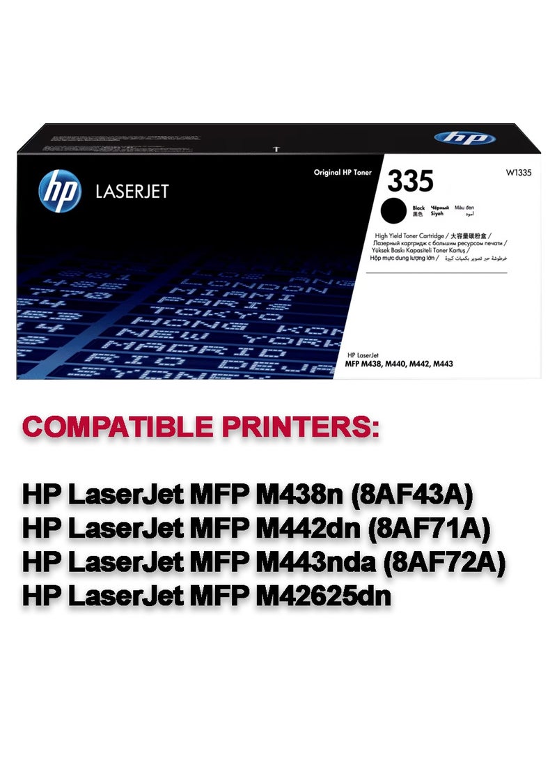 HP Original LaserJet Toner Cartridge W1335A Black  - Image 2