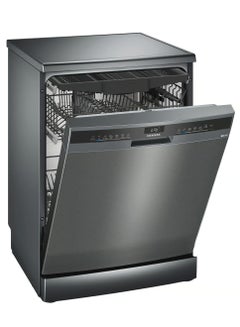 SIEMENS iQ300 Free-Standing Dishwasher, 60 Cm, 6 Washing Programs SN23HC65MM Black  - Image 1