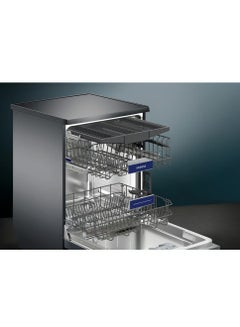 SIEMENS iQ300 Free-Standing Dishwasher, 60 Cm, 6 Washing Programs SN23HC65MM Black  - Image 3