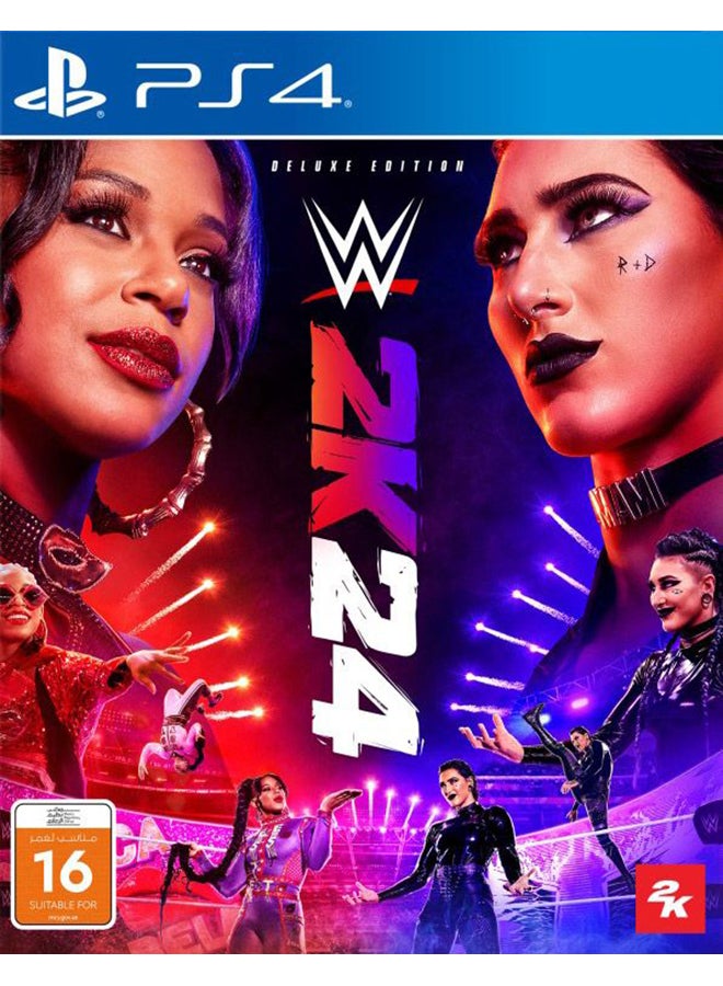 2K - WWE 2K24 Deluxe Edition - PlayStation 4 (PS4) - Image 1