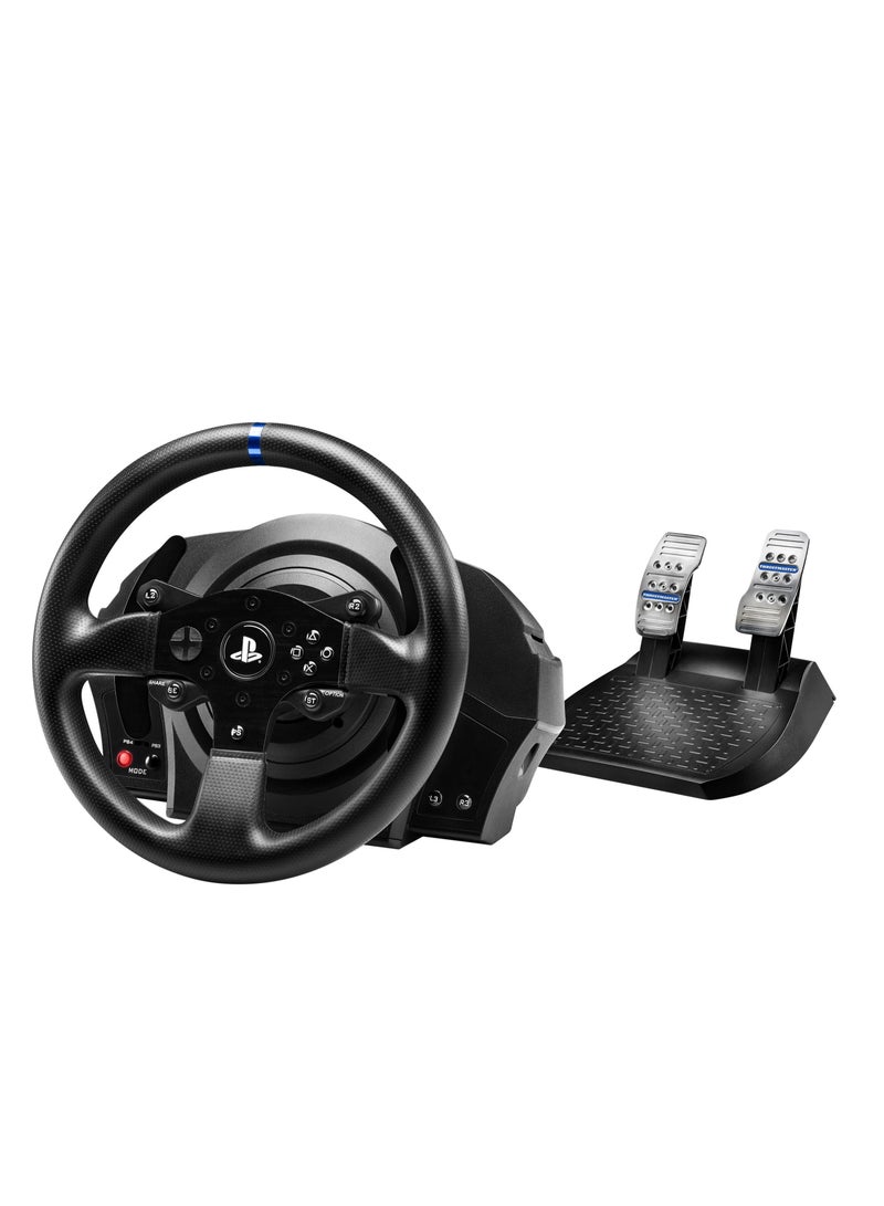THRUSTMASTER - Thrustmaster T300 RS Wheel with  TH8S Shifter Add-On, 8-Gear Shifter for Racing Wheel - Gran Turismo Edition Racing Wheel (PS5,PS4,PC) - Image 1