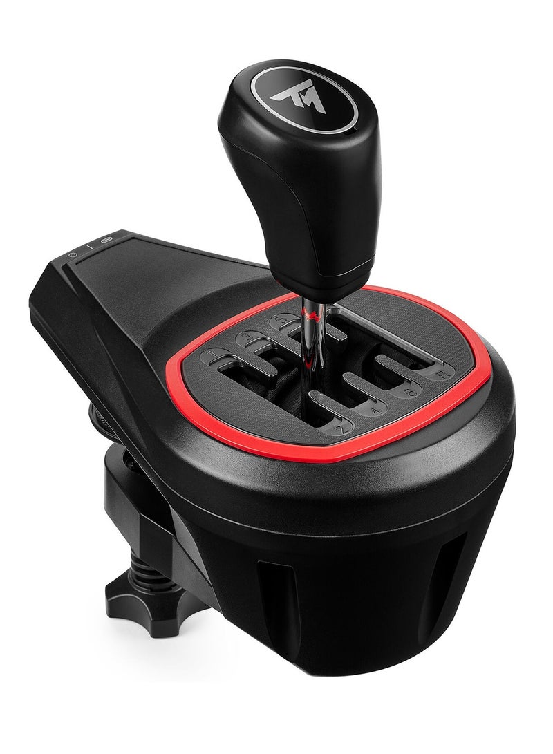 THRUSTMASTER - Thrustmaster T300 RS Wheel with  TH8S Shifter Add-On, 8-Gear Shifter for Racing Wheel - Gran Turismo Edition Racing Wheel (PS5,PS4,PC) - Image 1