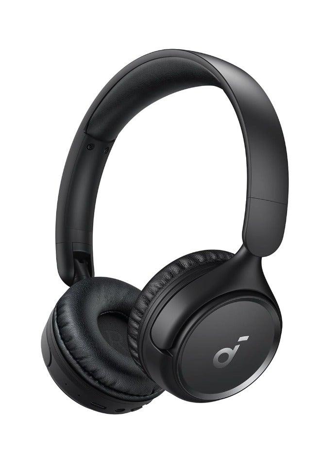 Soundcore H30i Wireless On-Ear Headphones, Foldable Design, Pure Bass, 70H Playtime, Bluetooth 5.3, Lightweight and Comfortable, App Connectivity, Multipoint Connection Black - Image 1