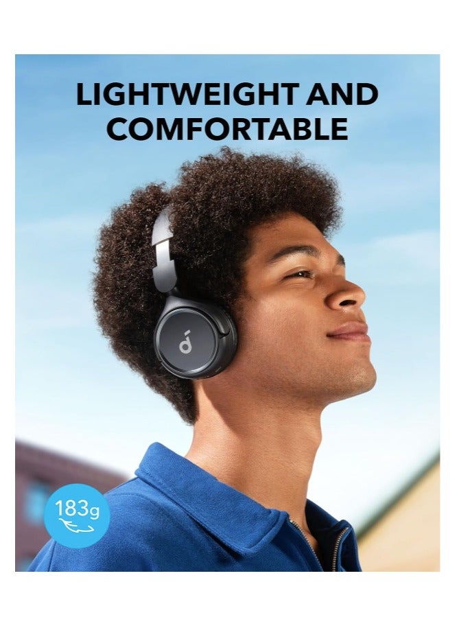 Soundcore H30i Wireless On-Ear Headphones, Foldable Design, Pure Bass, 70H Playtime, Bluetooth 5.3, Lightweight and Comfortable, App Connectivity, Multipoint Connection Black - Image 4