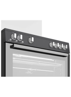 Beko Freestanding Cooker and oven (fan assisted gas, 90 cm) GGR 15115 DX NA black  - Image 3