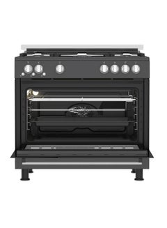 Beko Freestanding Cooker and oven (fan assisted gas, 90 cm) GGR 15115 DX NA black  - Image 5