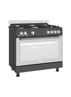 Beko Freestanding Cooker and oven (fan assisted gas, 90 cm) GGR 15115 DX NA black  - Image 2