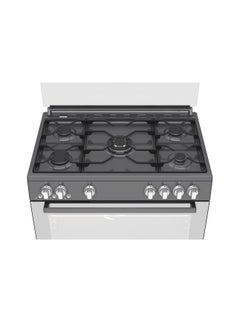 Beko Freestanding Cooker and oven (fan assisted gas, 90 cm) GGR 15115 DX NA black  - Image 4