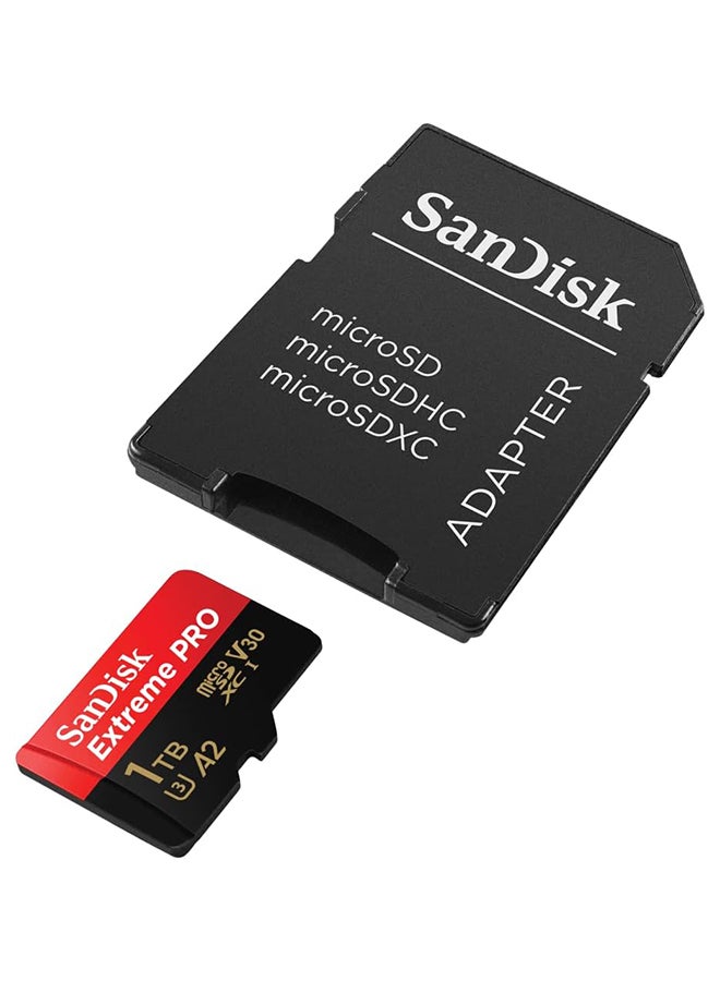 Sandisk - Extreme Pro Microsd Uhs I Card For 4K Video On Smartphones, Action Cams And Drones 200Mb/S Read, 140Mb/S Write, Sdsqxcd 1T00 Gn6Ma 1 TB - Image 1