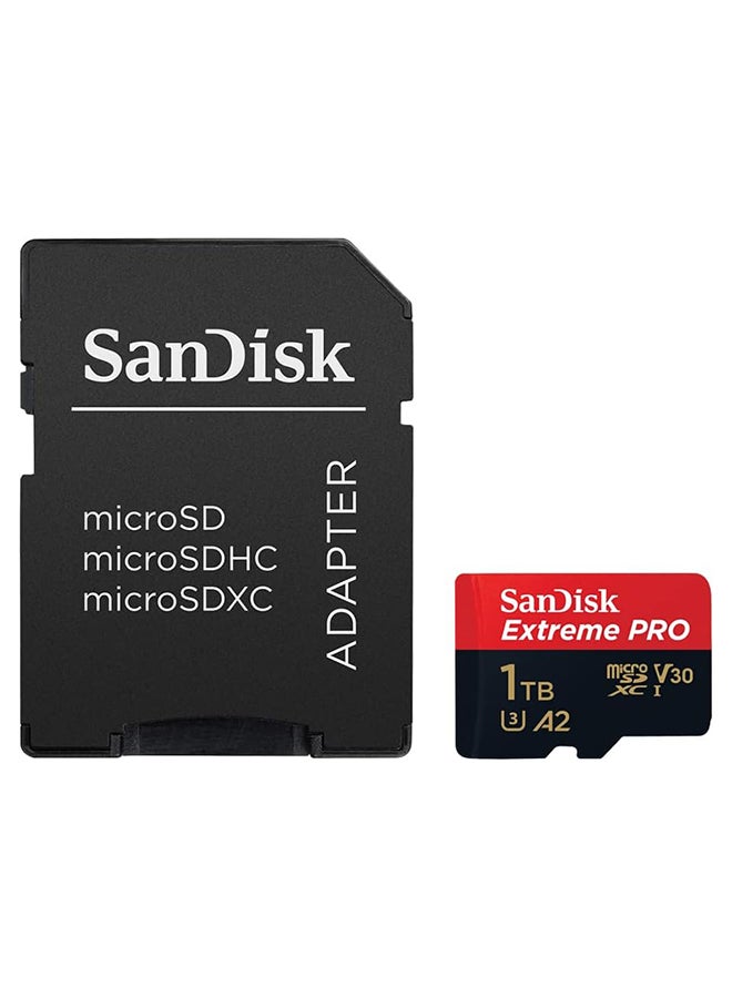 Sandisk - Extreme Pro Microsd Uhs I Card For 4K Video On Smartphones, Action Cams And Drones 200Mb/S Read, 140Mb/S Write, Sdsqxcd 1T00 Gn6Ma 1 TB - Image 1