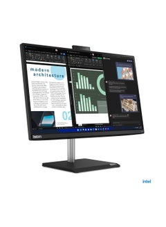 Lenovo ThinkCentre Neo 30A 24 All-In-One Intel Core i5-12450H 4Gb Ram 256Gb Ssd 23.8" DOS UK English Raven Black  - Image 2