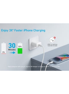 Anker USB C Charger 20W, PIQ 3.0 Durable Compact Fast Charger, for iPhone 13/13 Mini/13 Pro/12, iPhone 14,iPhone 14 Pro Galaxy, Pixel 4/3, iPad/iPad mini White - pnsku/N70044289V/45/_/1707824732/bf454afe-8ed2-4451-a60f-4e808f5d4a0a