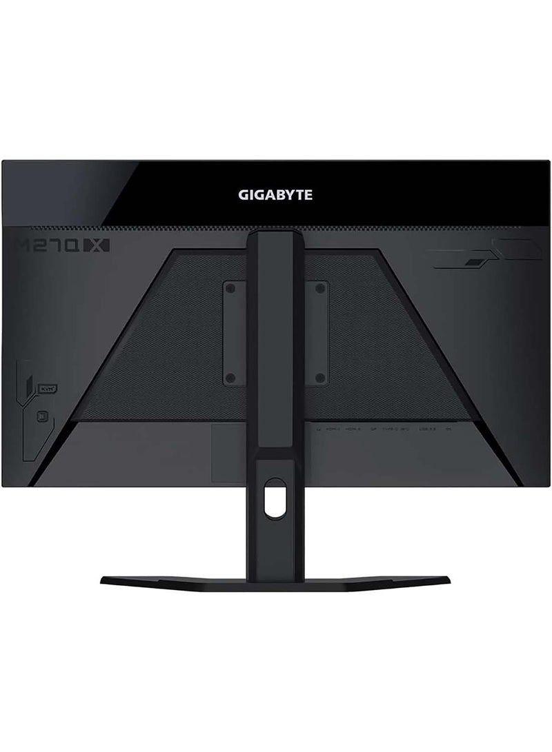 GIGABYTE - M27Q X 27" 240Hz 1440P KVM Gaming Monitor, 2560 x 1440 SS IPS Display, 1ms (MPRT) Response Time, 92% DCI-P3, 1x Display Port 1.4, 2x HDMI 2.0, 2x USB 3.0, 1x USB Type-C Black - Image 1