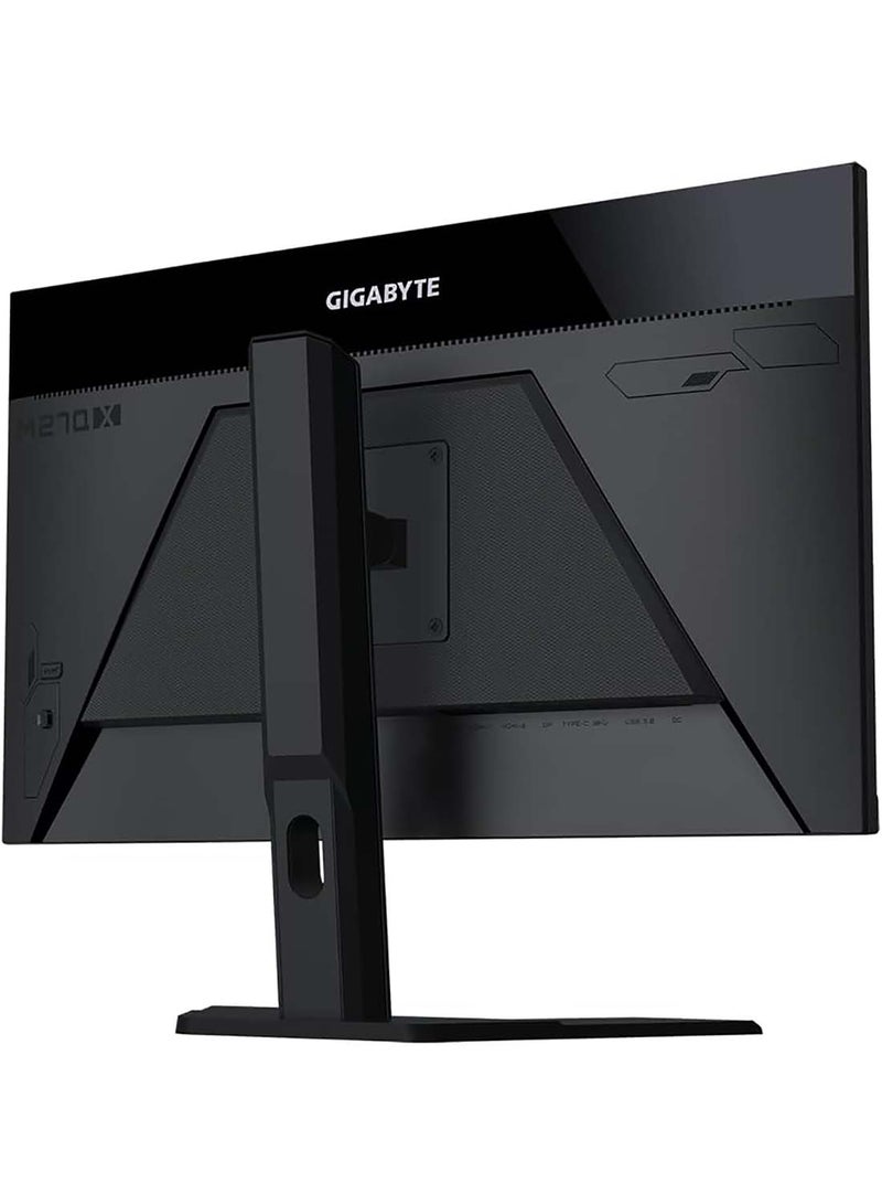 GIGABYTE - M27Q X 27" 240Hz 1440P KVM Gaming Monitor, 2560 x 1440 SS IPS Display, 1ms (MPRT) Response Time, 92% DCI-P3, 1x Display Port 1.4, 2x HDMI 2.0, 2x USB 3.0, 1x USB Type-C Black - Image 1