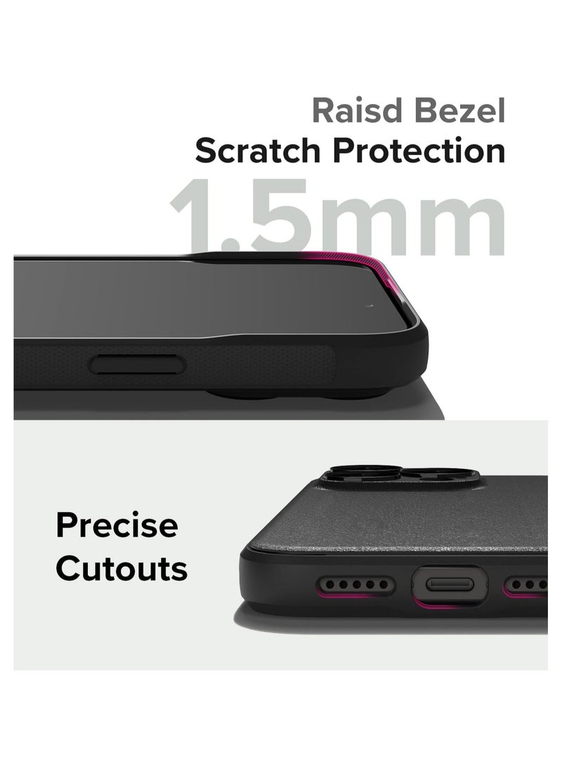 Ringke Onyx Compatible With iPhone 15 Pro Case Cover Rugged Flexible Durable Anti-Slip TPU Protection Shockproof Back Cover Black - Image 3