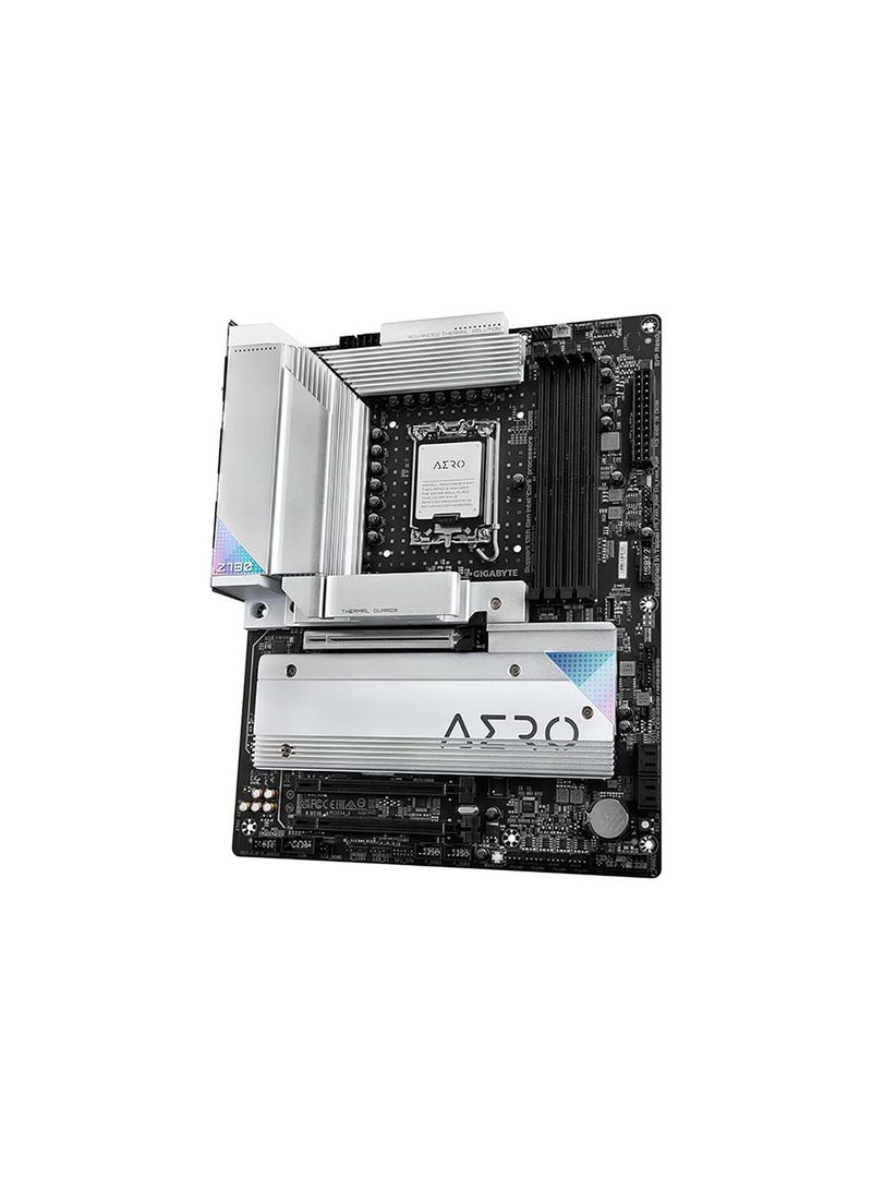 GIGABYTE Z790 AERO G LGA1700 ATX Motherboard, Intel Z790 Chiipset, 4x DDR5 DIMM Up to 192GB Memory, Wi-Fi 6E / 2.5GbE LAN / BT 5.3, 5x M.2, PCIe 5.0, USB 3.2 Gen2x2 Type-C, HDMI / DP Grey  - Image 4