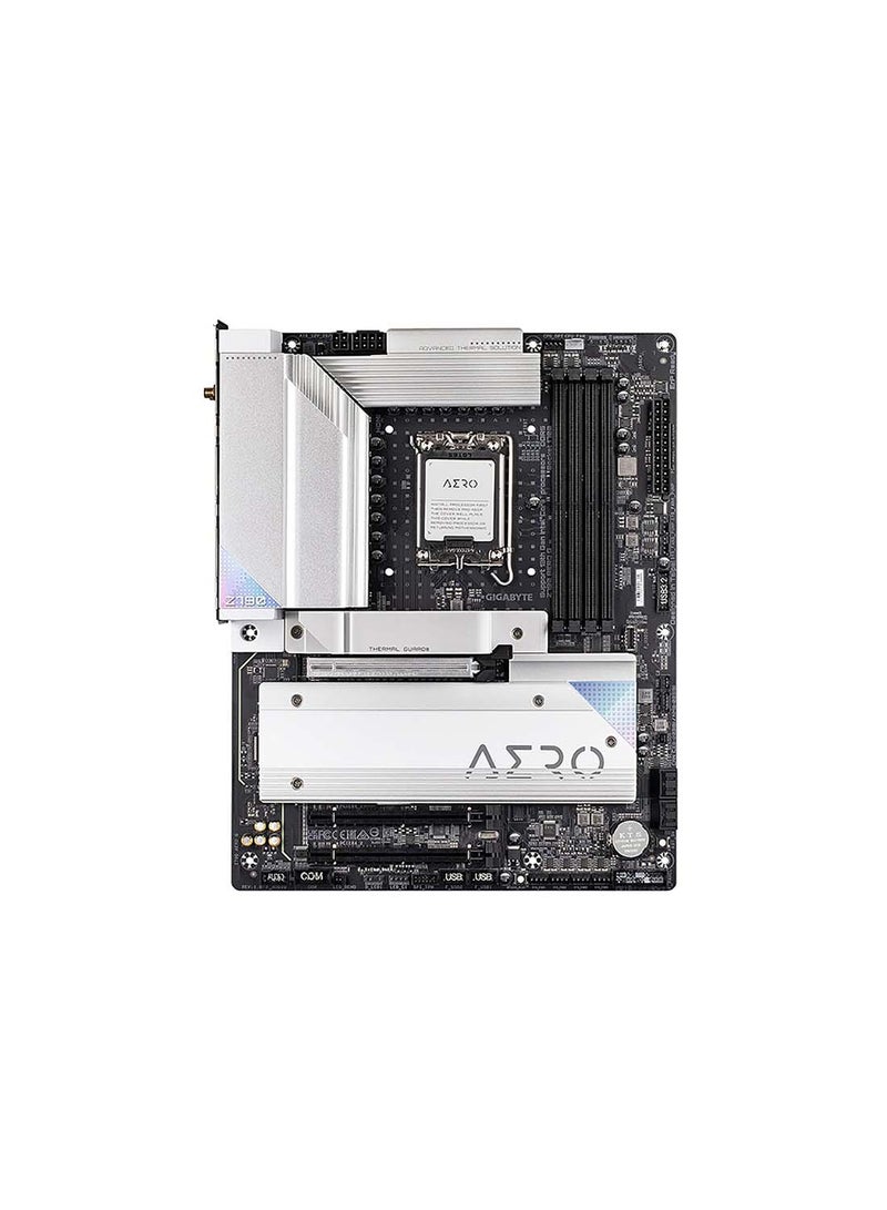 GIGABYTE Z790 AERO G LGA1700 ATX Motherboard, Intel Z790 Chiipset, 4x DDR5 DIMM Up to 192GB Memory, Wi-Fi 6E / 2.5GbE LAN / BT 5.3, 5x M.2, PCIe 5.0, USB 3.2 Gen2x2 Type-C, HDMI / DP Grey  - Image 2
