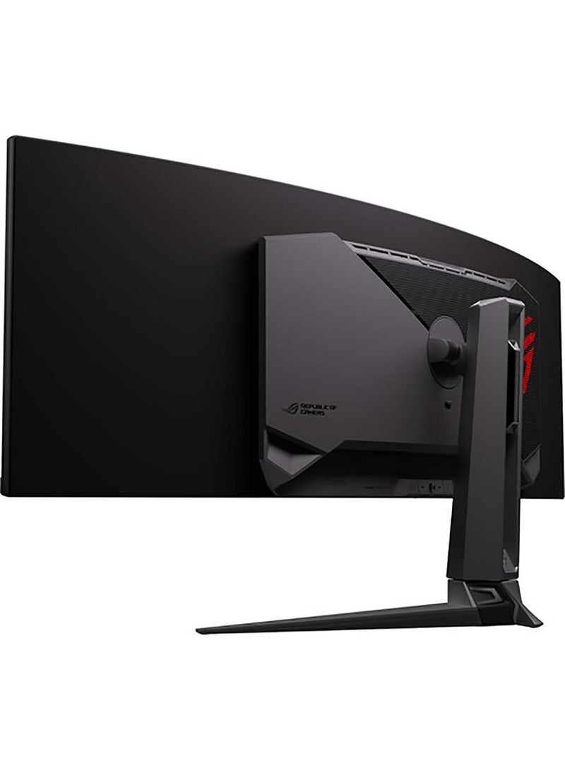 أسوس - شاشة ألعاب ROG Swift OLED مقاس 49 بوصة PG49WCD منحنية فائقة الاتساع، لوحة QD-OLED، 144 هرتز / 0.03 مللي ثانية، FreeSync / G-SYNC، مبدد حرارة مخصص، ROG Smart KVM، 90 وات من النوع C، DP 1.4 DSC /HDMI v2.1 - Image 1