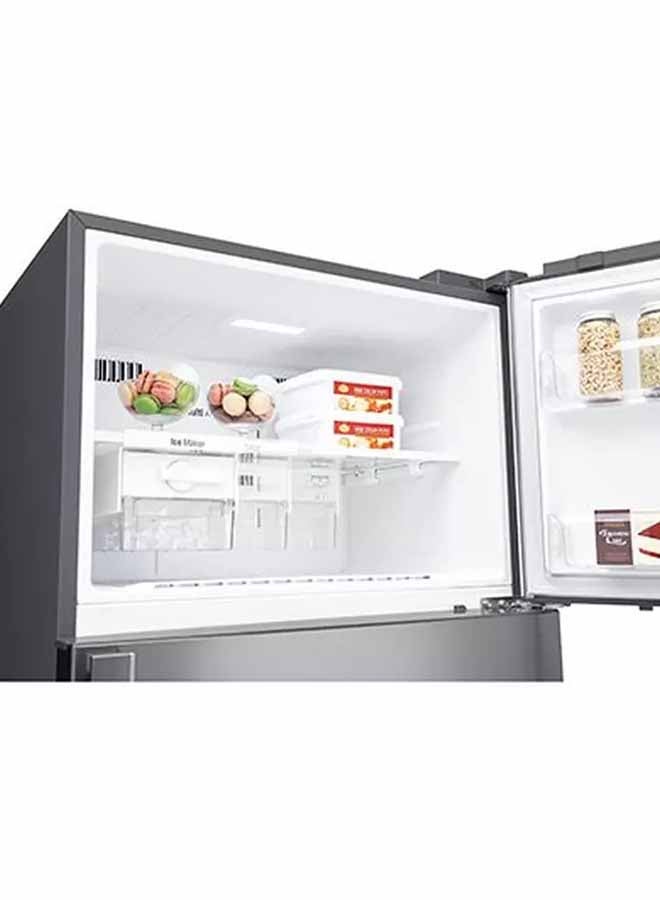 LG - Double Door Refrigerator 11.3Cu.ft Freezer 4.1Cu.ft, 319 L, LT17CBBSIN Platinum Silver - Image 1