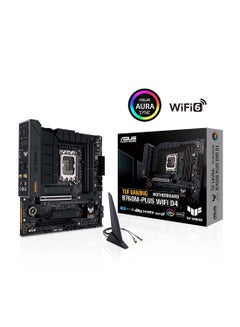 أسوس TUF GAMING B760M-BTF WiFi - مجموعة شرائح Intel B760 (مقبس LGA1700) اللوحة الأم PCIe5 DDR5 Micro ATX، 4 × DIMM، بحد أقصى. 192 جيجابايت، 1 × DP/ 1 × HDMI، 3 × فتحات M.2 و4 × منافذ SATA 6 جيجابت/ثانية  - Image 2