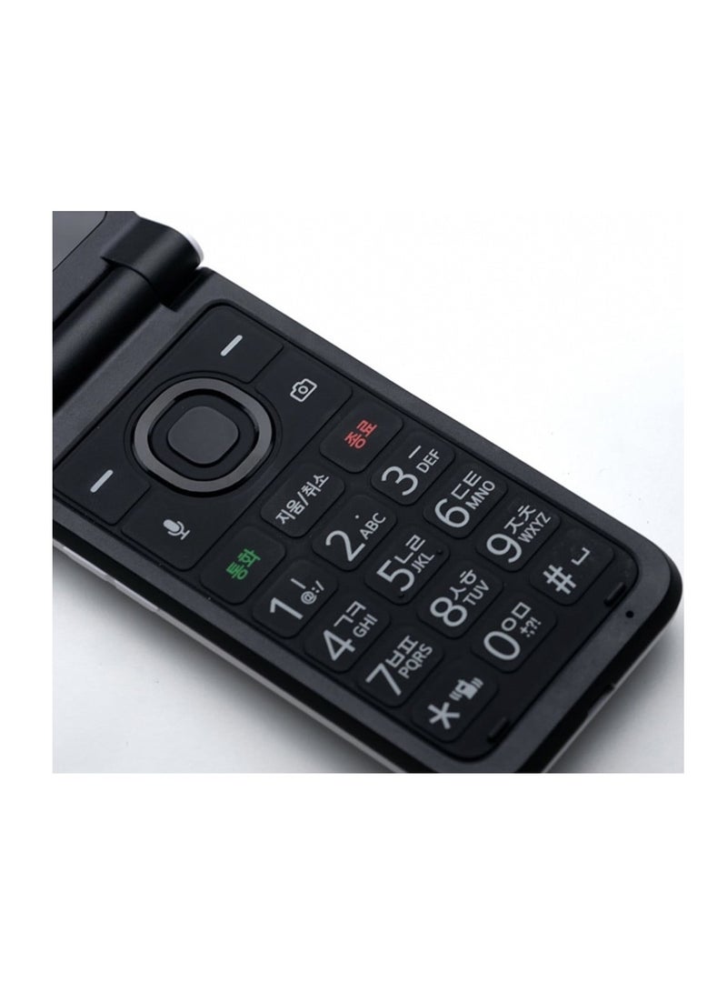 LG - Folder 2 Mobile Phone Black Color 4G LTE - Image 1