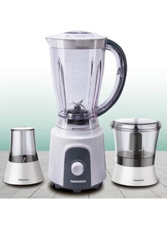 DAEWOO 3 In 1 Stand Blender, Chopper And Grinder - 2 Years Warranty 400 W DBL-3990 White  - Image 2