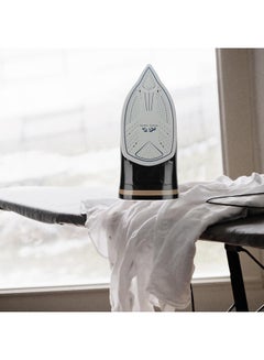 DAEWOO Steam Iron With Steam Burst, Spray Function, Self Cleaning, Anti Drip, Anti Calcium - 2 Years Warranty 1.7 L 2400 W DSI-6291 Black  - Image 4