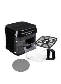 DAEWOO Air Fryer, With Digital Panel, Glass Bowl And Rapid Hot Air Circulation For Frying, Grilling, Broiling, Roasting, And Baking - 2 Years Warranty 5.5 L 1200 W DAF 55GT Black  - Image 2