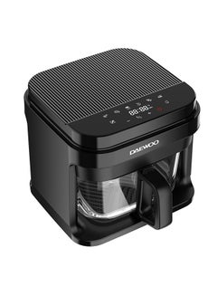 DAEWOO Air Fryer, With Digital Panel, Glass Bowl And Rapid Hot Air Circulation For Frying, Grilling, Broiling, Roasting, And Baking - 2 Years Warranty 5.5 L 1200 W DAF 55GT Black  - Image 4