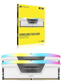 CORSAIR VENGEANCE RGB DDR5 RAM 32GB (2x16GB) 6000MHz CL36 Intel XMP ICUE Compatible Computer Memory (CMH32GX5M2E6000C36W) 32GBmm  - Image 2