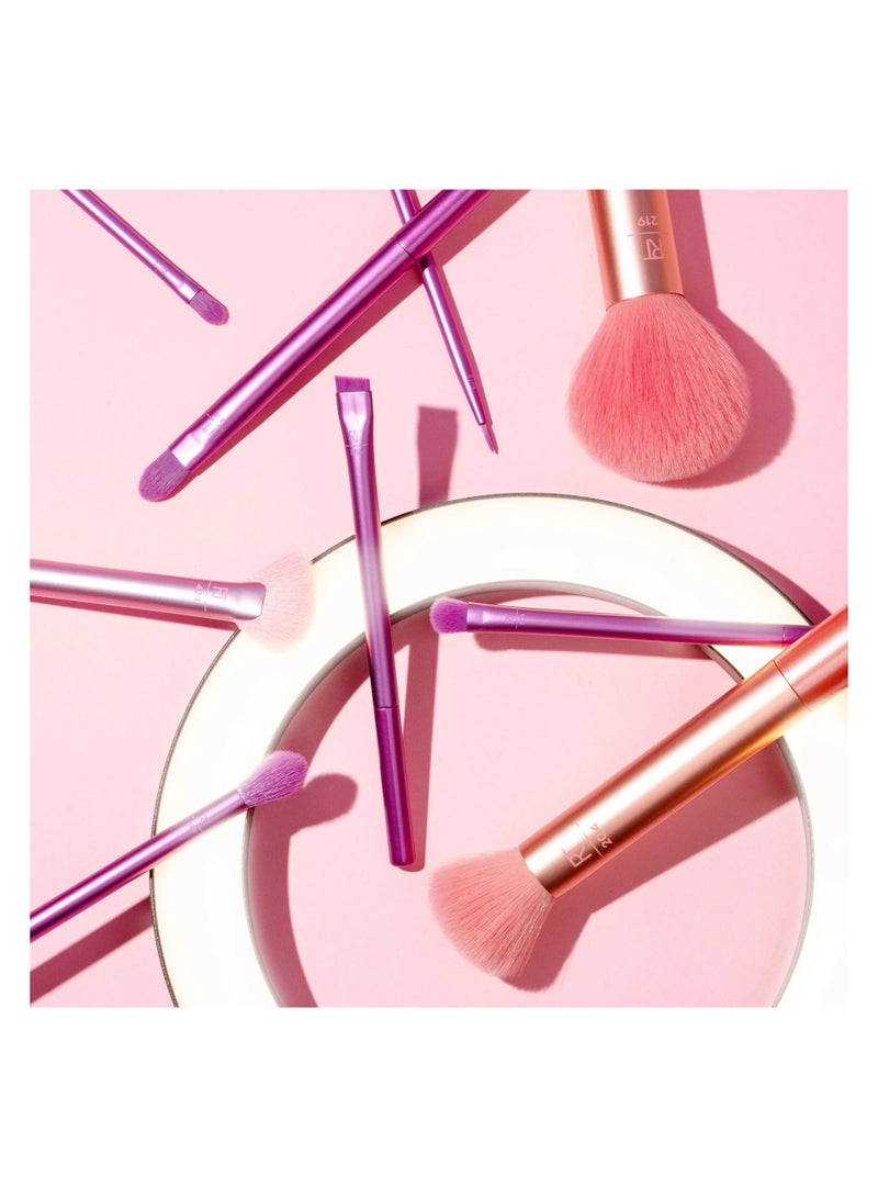 REAL TECHNIQUES Artist Brush Kit Face Cheek And Eye Brush Set Makeup Brush Kit For Foundation Blush Bronzer Concealer And Eyeshadow Professional Quality Makeup Tools 9 Piece Set Multicolor  - Image 5