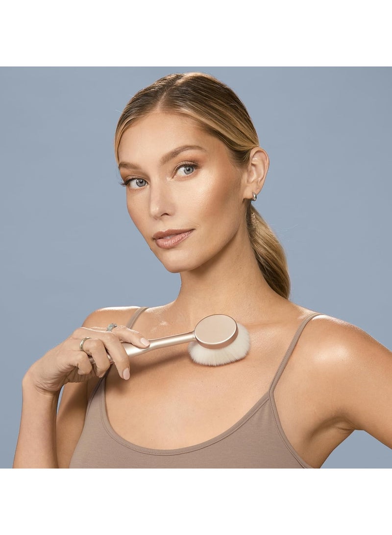 REAL TECHNIQUES Endless Summer Makeup Brush Kit Face Brushes For Foundation Powder Highlight Contour And Bronzer Includes Tanning Mitt Premium Quality 6 Piece Set Multicolor - Image 4