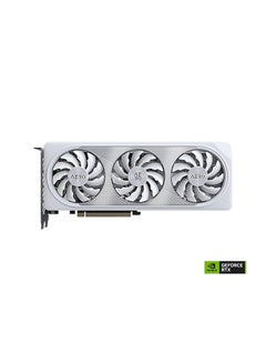 GeForce RTX 4060 AERO OC Graphics Card, 8GB GDDR6 128 bit Memory, 2550 MHz Core Clock, 17Gbps Memory Speed, 3072 CUDA Cores, PCI-E 4.0, DP.4a2 / HDMI 2.1a2, GV-N4060AERO OC-8GD White - pnsku/N70044732V/45/_/1707391178/2a242501-1e47-4f80-a01a-f66873784139