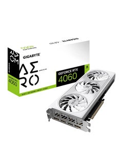 GeForce RTX 4060 AERO OC Graphics Card, 8GB GDDR6 128 bit Memory, 2550 MHz Core Clock, 17Gbps Memory Speed, 3072 CUDA Cores, PCI-E 4.0, DP.4a2 / HDMI 2.1a2, GV-N4060AERO OC-8GD White - pnsku/N70044732V/45/_/1714381082/21ecd858-9769-4602-8043-20e6b2d55931