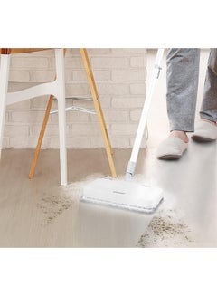 DAEWOO Multifunction Steam Mop For Hard Floor, Laminated Floor And With Carpet Glider For Carpet Cleaning- 2 Years Warranty 1000 W DSM 9002 White  - Image 4