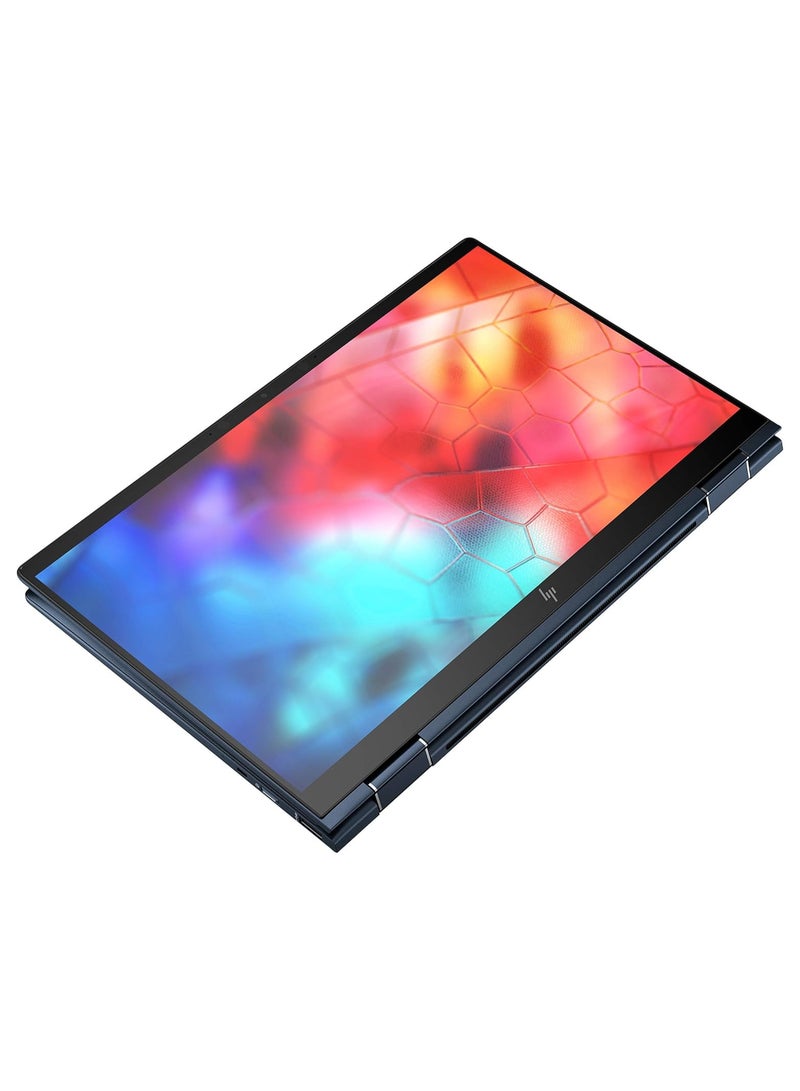 Elite Dragonfly G2 Business Series Laptop With 13.5-Inch X360 Display, Core i5-1135G7 Processor/16GB RAM/512GB SSD/Intel Iris XE Graphics/Windows 11 Pro English Slate Blue