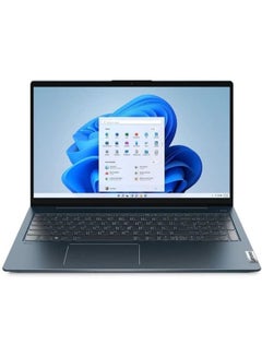 IdeaPad 1 15IAU7 Laptop With 15.6-inch Full HD Display, Intel Core i7-1255U Processor/8GB RAM/512GB SSD/DOS(Without Windows)/Intel Iris Xe Graphics/ English/Arabic Abyss Blue