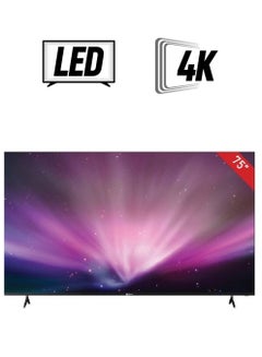 تلفزيون ذكي LED بشاشة WebOS 4K فائقة الدقة مقاس 75 بوصة DTD75UWS أسود
