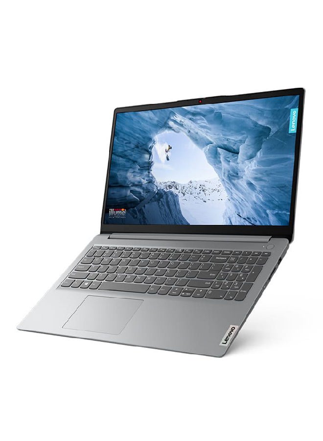 Lenovo - IdeaPad 1 15IAU7 Laptop With 15.6-inch Full HD Display, Intel Core i7-1255U Processor/8GB RAM/512GB SSD/DOS(Without Windows)/Intel Iris Xe Graphics/ English/Arabic Cloud Grey - Image 1