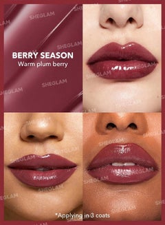 SHEGLAM POUT PERFECT SHINE LIP PLUMPER BERRY SEASON Berry Season  - Image 2