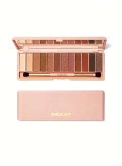 شيجلام Burgundy Palette 12-Color Matte Eyeshadow Multicolor  - Image 2