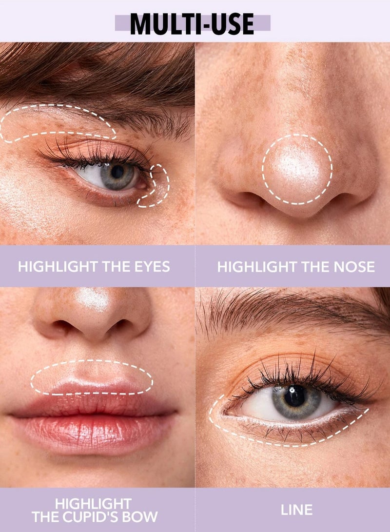 SHEGLAM Fairy Wand Precision Highlighter Pen - Cloud White - Image 4