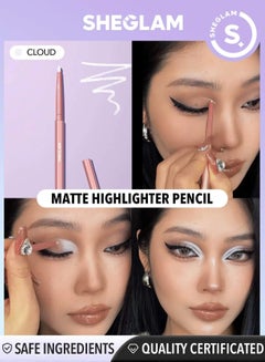 SHEGLAM Fairy Wand Precision Highlighter Pen - Cloud White  - Image 3