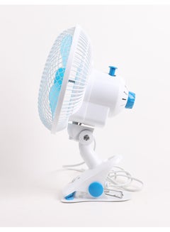SONASHI 8 Inch 3-In-1 Clip, Desk And Wall Fan 35W SF-8008N Blue/White  - Image 2