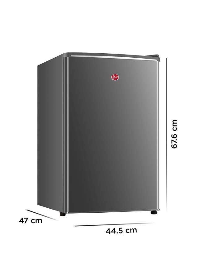 Hoover 92L Single Door Compact Refrigerator with Freezer Compartment, Mechanical Control, Adjustable Thermostat, Silver, 92L Net (92L Gross) – HSD-K92-S HSD-K92-S Silver - Image 2