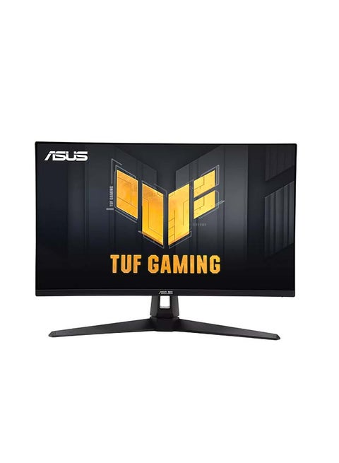 شاشة ألعاب TUF VG27AQ3A مقاس 27 بوصة QHD HDR Fast IPS، معدل تحديث 180 هرتز، 1 مللي ثانية (GTG)، 130% sRGB، طمس حركة منخفض للغاية، مكبرات صوت، مزامنة حرة، متوافق مع G-SYNC، HDMI، منفذ DisplayPort