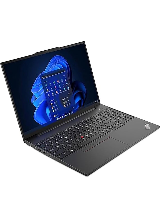 Lenovo - Thinkpad E16 Business (Upgraded Version) Laptop With 16-Inch FHD Display, Core i7-1355U Processor/8GB RAM/512GB SSD/Intel Iris Xe Graphics/Windows 11 English BLACK - Image 1